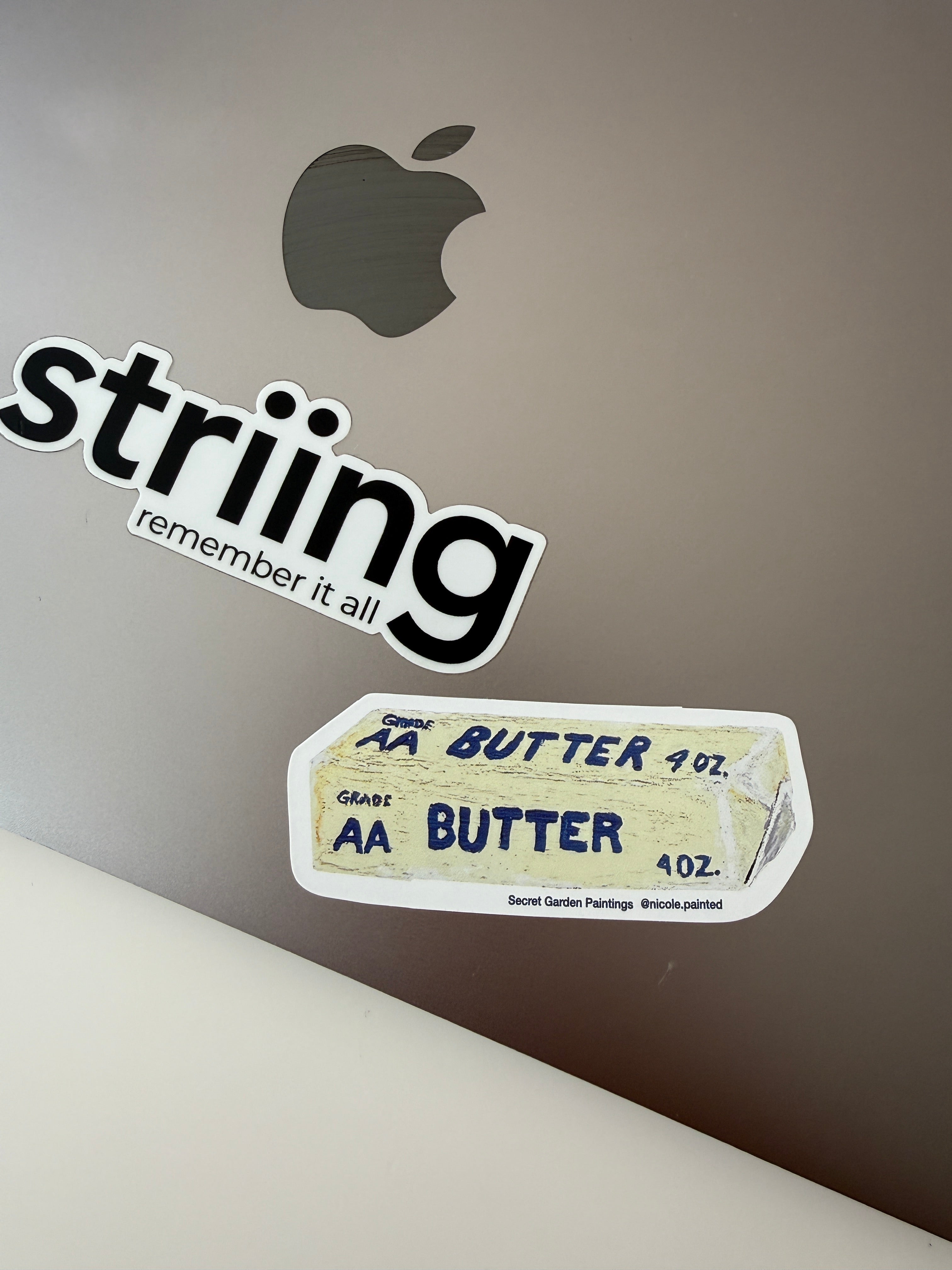 Butter Sticker