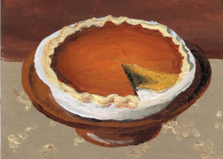 5x7 Print: Pie Pumpkin
