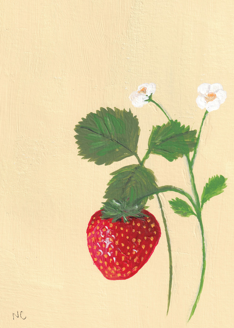 5x7 Print: Strawberry