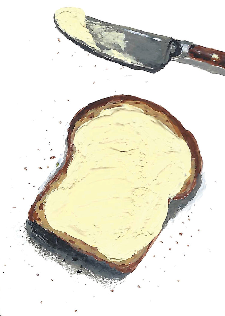 5x7 Print: Toast