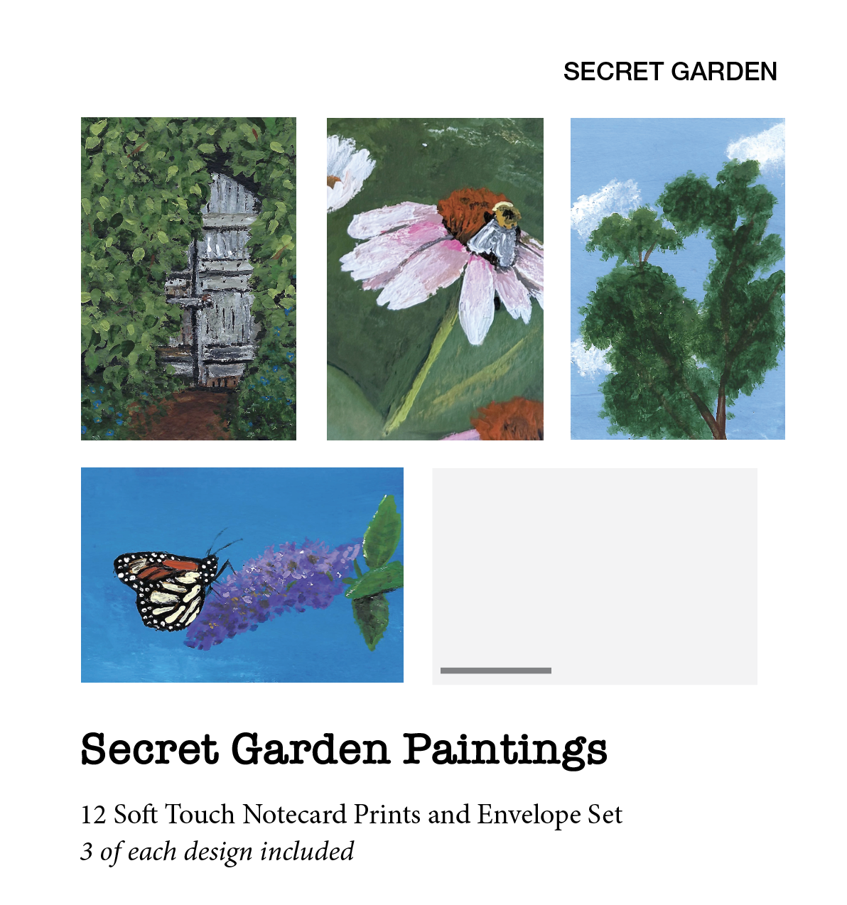 Notecards: Secret Garden
