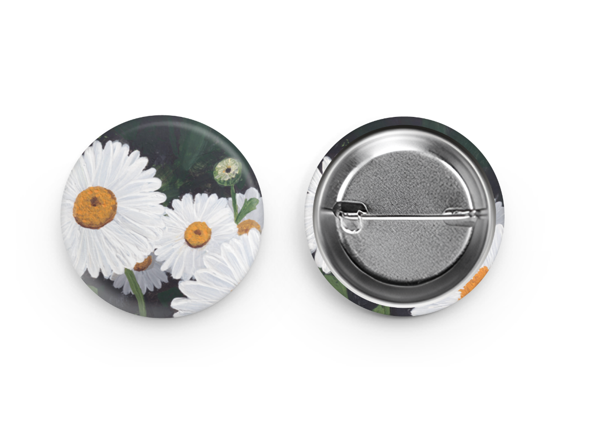 Button: Daisies