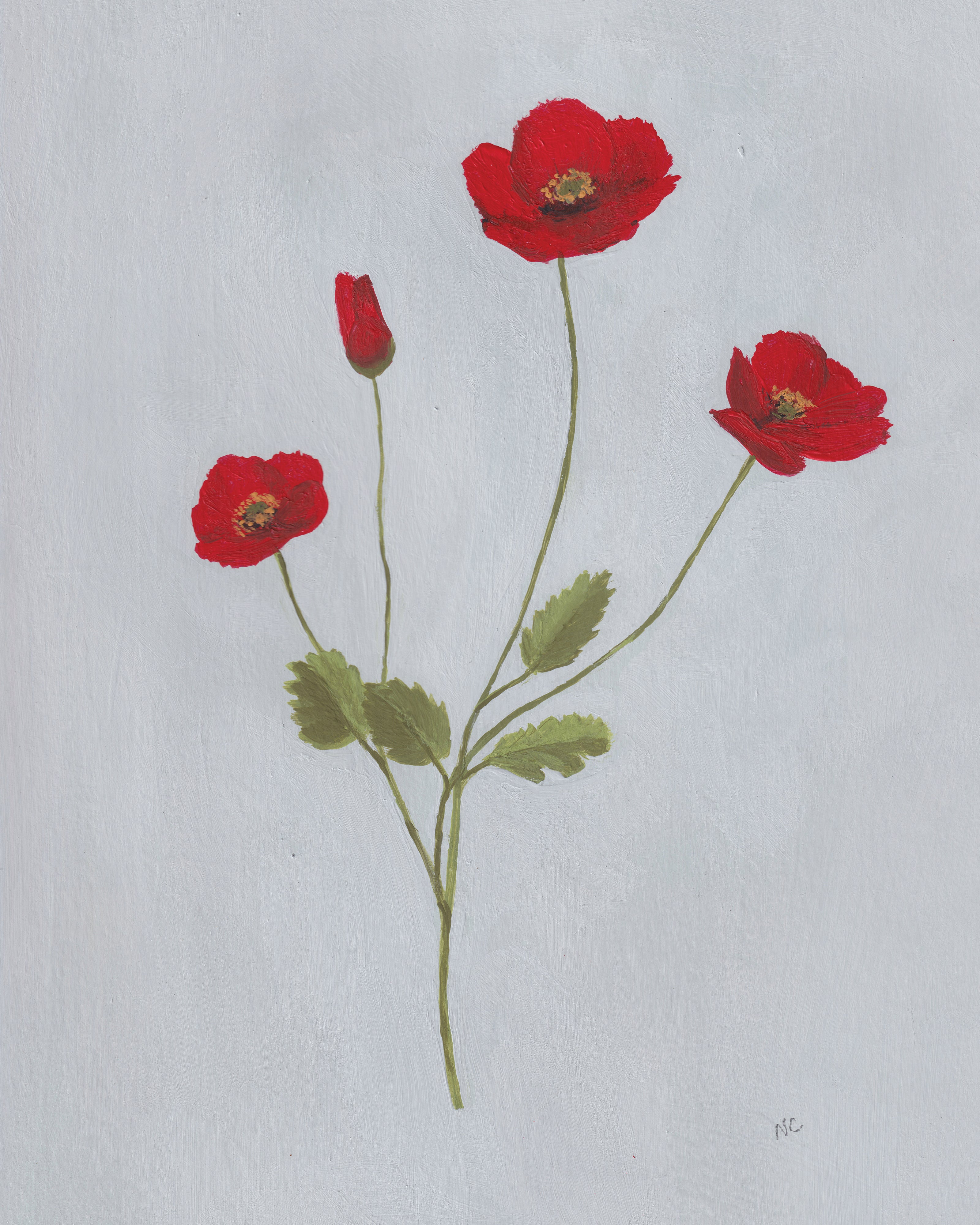 Faux Flowers: Red Poppies