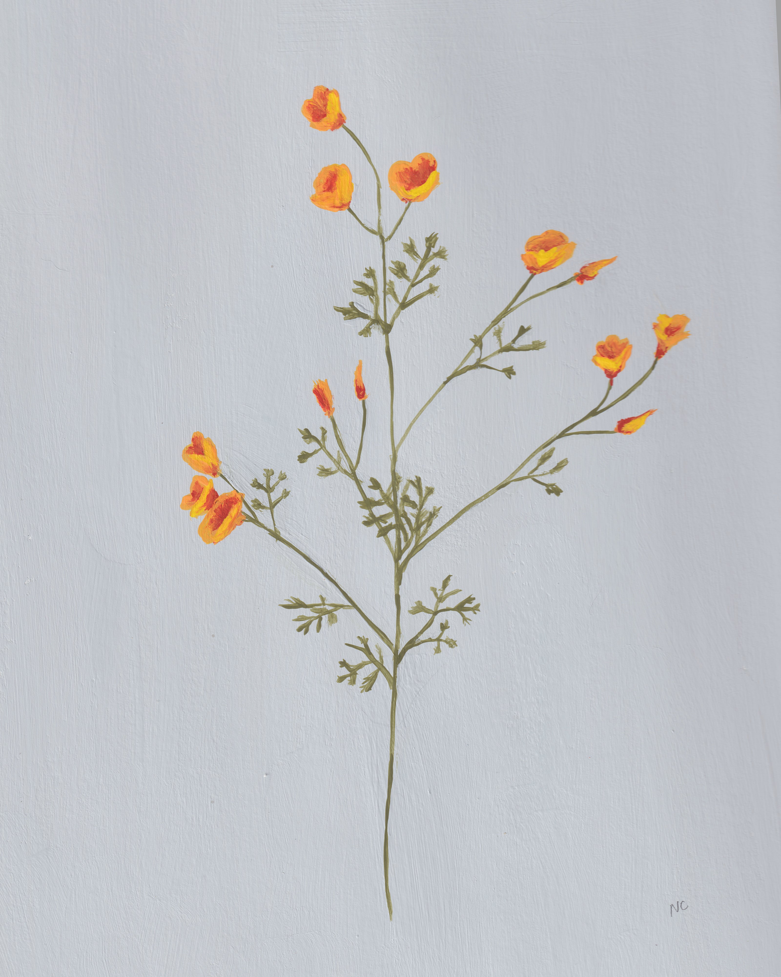 Faux Flowers: Yellow Poppies