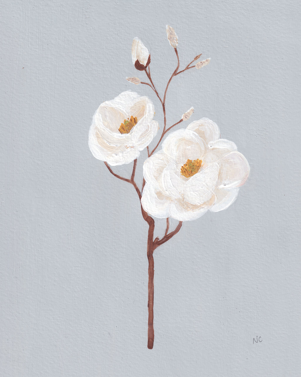 Print: Faux Flowers–Magnolia